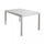 Table Milo 150x90x74 h cm en Aluminium Gris Tourterelle