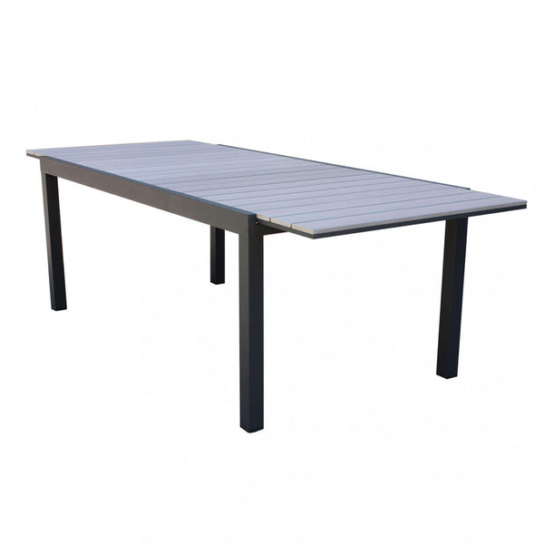 Pental Table Extensible 180/240x100x73 h cm en Aluminium Anthracite sconto