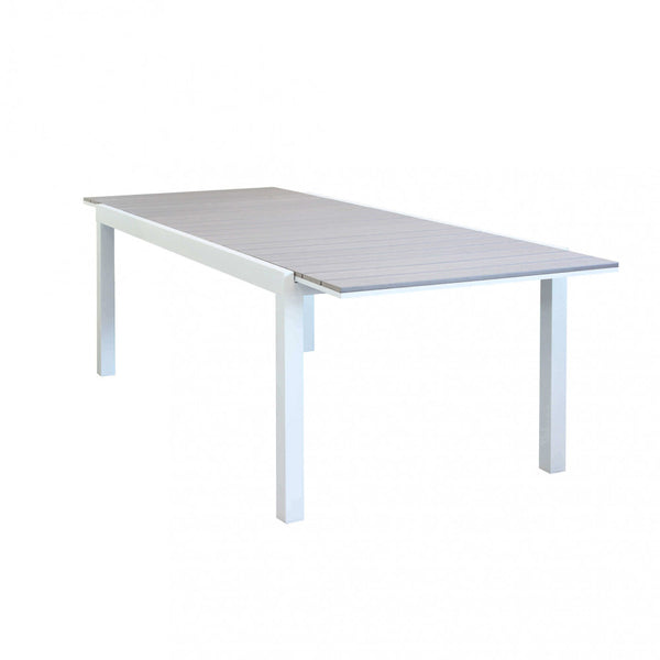 online Pental Table Extensible 180/240x100x73 h cm en Aluminium Blanc