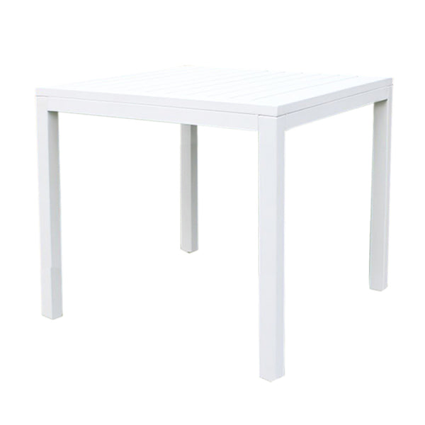 online Table Cuba 80x80x74 h cm en Aluminium Blanc