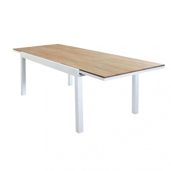 Table Extensible Cayman 160/240x95x75 h cm en Aluminium Blanc prezzo