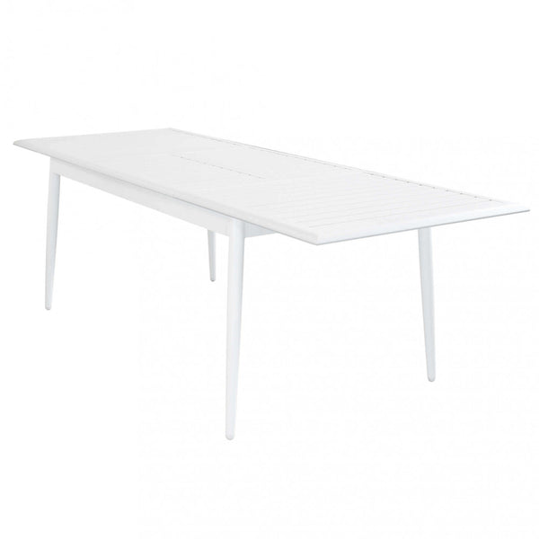 prezzo Table Extensible Maracaibo 160/240x90x76 h cm en Aluminium Blanc