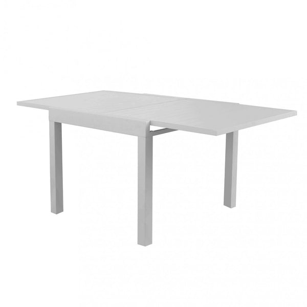 acquista Table Extensible Hawaii 90/180x90x75 h cm en Aluminium Gris Tourterelle