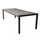 Table extensible Waikiki 162/242x100x74 h cm en aluminium taupe