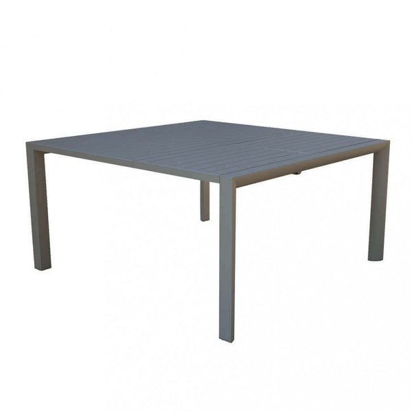 prezzo Table Bilbao 150x100/150x74 h cm en Aluminium Taupe