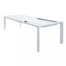 Tavolo Allungabile Houston 135/180x80x75 h cm in Alluminio Bianco-3