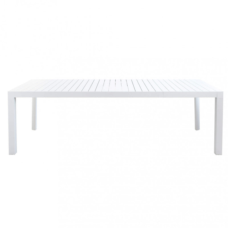 Tavolo Allungabile Houston 135/180x80x75 h cm in Alluminio Bianco-5