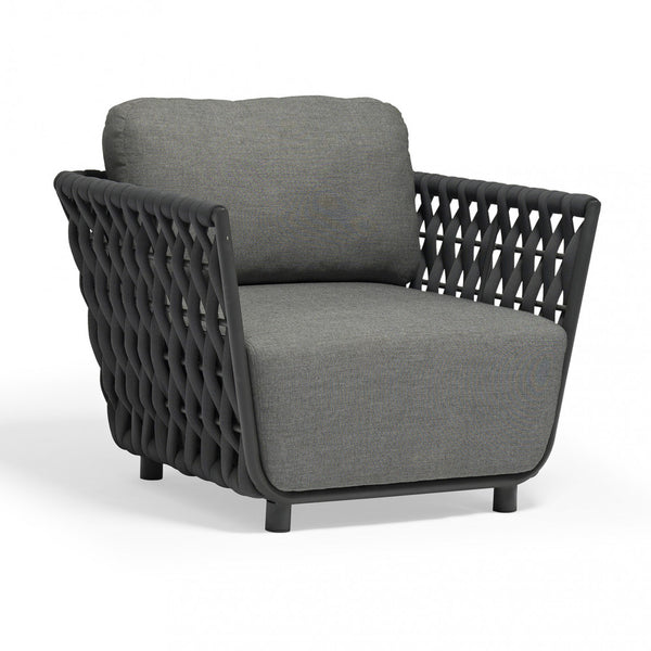 Fauteuil Galapagos 93x85x83 h cm en Aluminium Anthracite prezzo