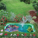 Laghetto Artificiale da Giardino 235x140x60 cm in Polietilene 1000 Litri Verde-1