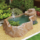 Laghetto Artificiale Roccia Fuori Terra 310x185x52 cm 900 Litri-2