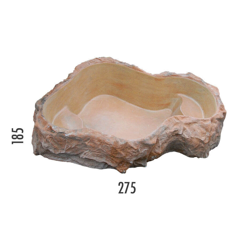 Laghetto Artificiale Roccia Fuori Terra 275x185x52 cm 900 Litri-3