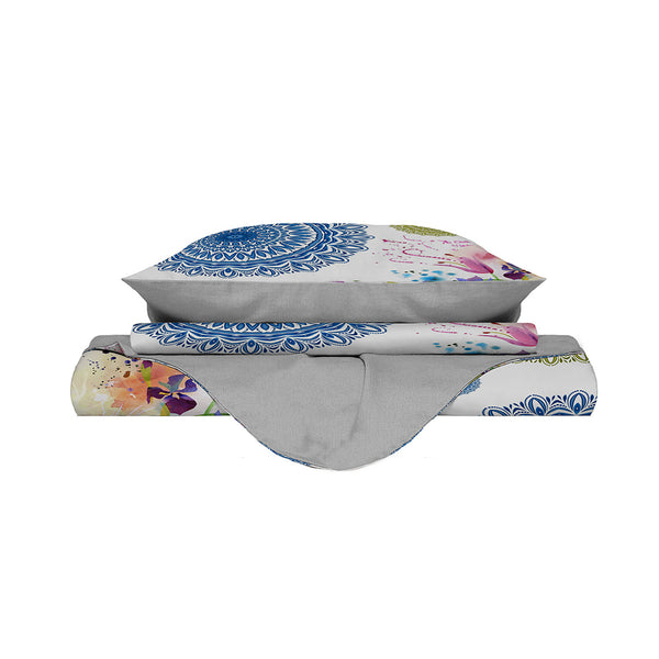 Housse de couette double avec impression sur le sac et taies d'oreiller Kio618 online