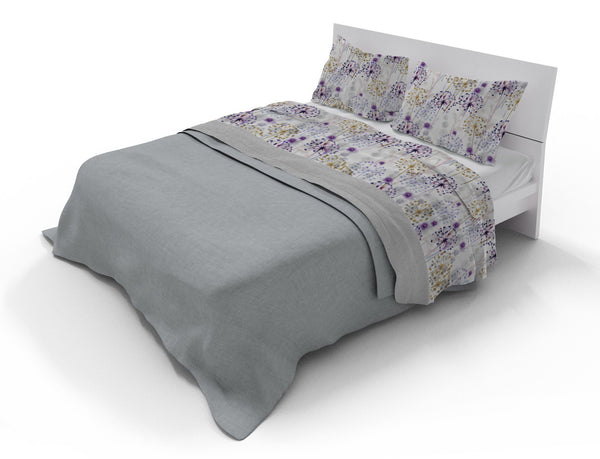 online Parure de lit double et taies d'oreiller avec imprimé aquarelle 10