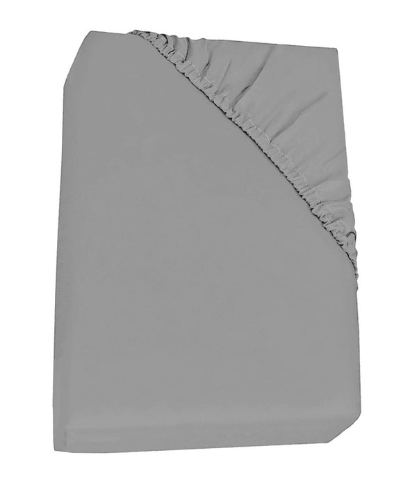 acquista Drap housse double avec coins H40 cm et élastique uni gris clair