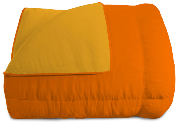 Couette Hiver Doubleface 300gr Orange/Jaune prezzo