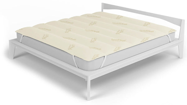 online Surmatelas rembourré matelassé avec élastiques crème Différentes tailles