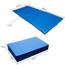 Tappetino Fitness e Yoga Pieghevole Blu 305x122x5 cm -3