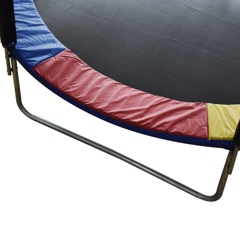 Copertura per Trampolino Elastico Rosso Giallo e Blu Ø244 cm -5