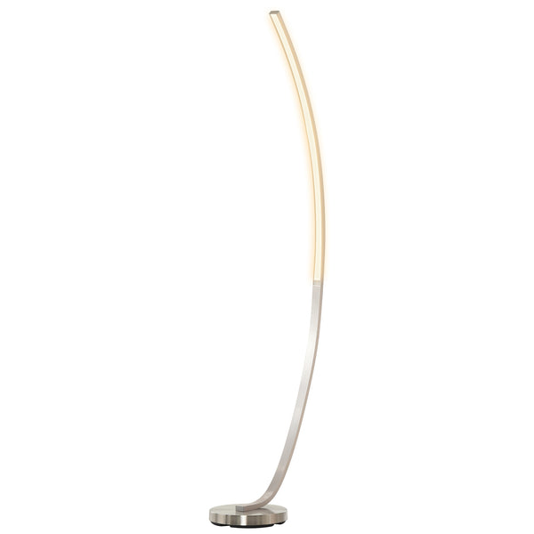 Lampadaire Arc LED 3000K 50x23x149 cm en Acier et Aluminium Argenté prezzo