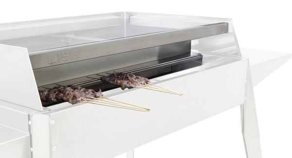 Cuiseur à brochettes de luxe en acier inoxydable Lisa pour barbecues à charbon de bois Etna et Etna Maxi sconto