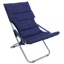 Sdraio Canapone 65x80x38/96 h cm in Acciaio Telo Oxford Blu-1