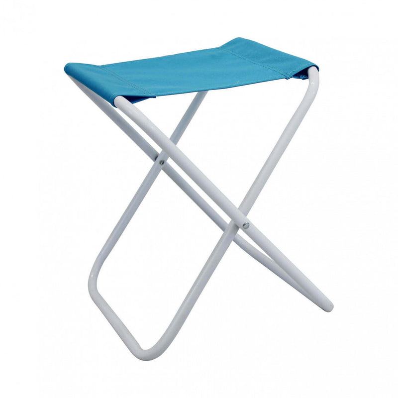 Sgabello Steel Oxford 30x38x35 h cm in Acciaio Blu-1