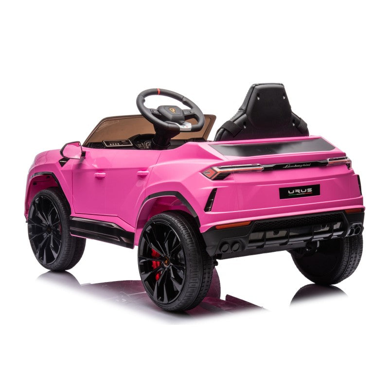 Macchina Elettrica per Bambini 12V con Licenza Lamborghini Urus Rosa-4