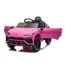 Macchina Elettrica per Bambini 12V con Licenza Lamborghini Urus Rosa-6