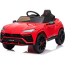 Macchina Elettrica per Bambini 12V con Licenza Lamborghini Urus Rossa-1