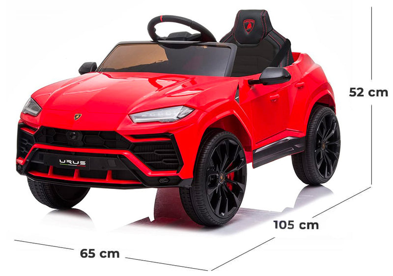 Macchina Elettrica per Bambini 12V con Licenza Lamborghini Urus Rossa-5