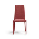 Set 2 sedie Imbottite 45x52x91 cm In Tessuto Savoy  Betty Plus Rosso-2