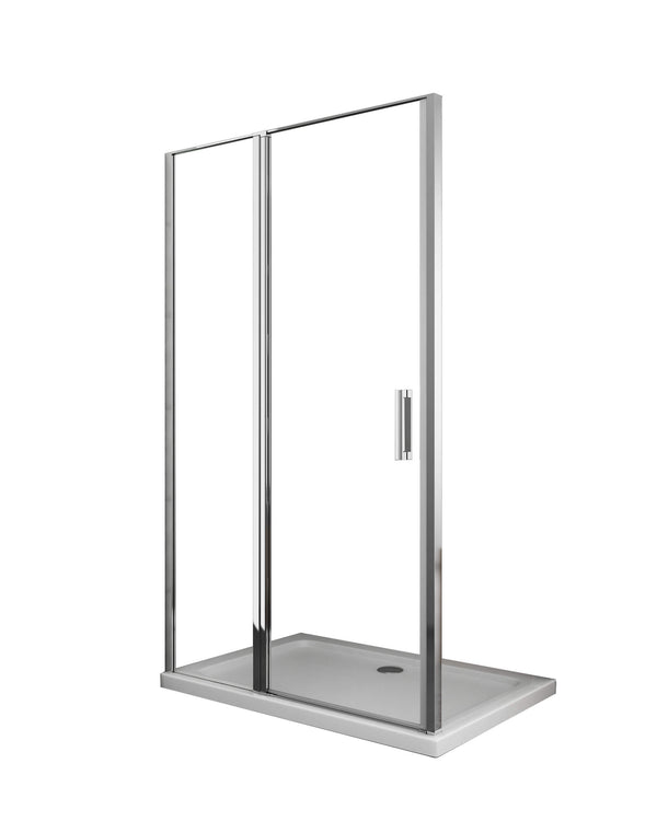 Porte de douche 1 porte battante en cristal transparent 6mm H190 Best différentes tailles acquista