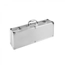 Valigetta con Accessori per Barbecue 36,8x9,8x7,8 cm in Alluminio-2