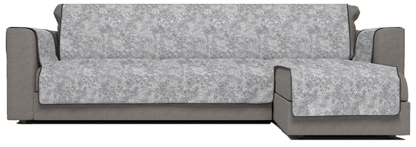 online Housse de canapé avec péninsule droite en polyester et coton gris foncé Différentes tailles