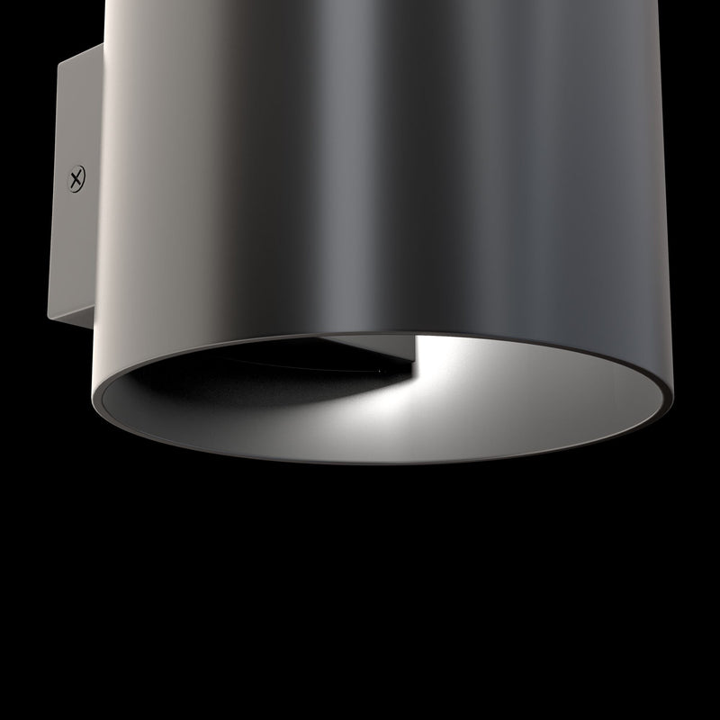 Lampada da parete Ceiling & Wall in Alluminio Rond Nero-4