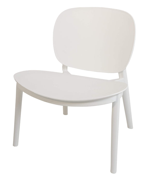 Chaise de jardin en polypropylène blanc Camilla 49x71x58,5 cm prezzo