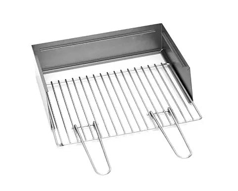 Cuoci Arrosticini a Carbone 120 cm con Barbecue Lisa Luxury Milano Grill 80+40-2