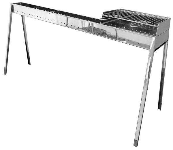 Cuisinière à Charbon Arrosticini 140 cm avec Barbecue Lisa Luxury Milano Grill 100+40 acquista