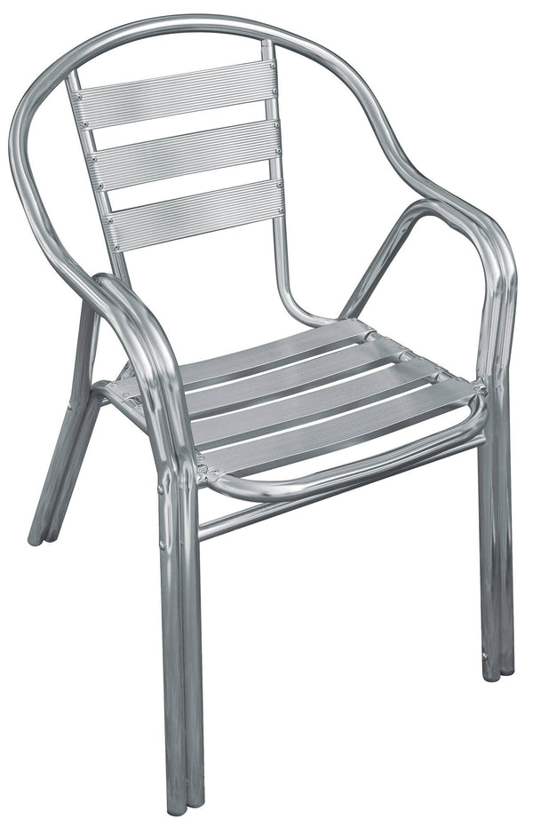 Chaise de jardin en aluminium à double tube avec lattes Vorghini acquista