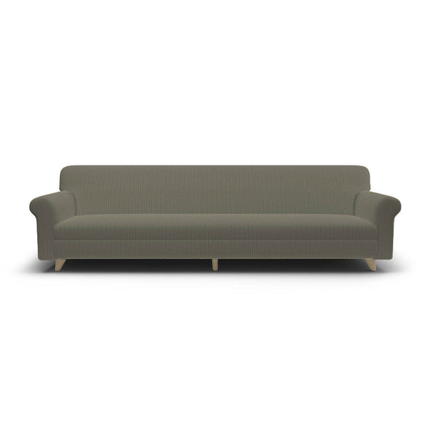 Housse de canapé extensible en polyester et coton tendance taupe online