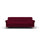 Housse de Canapé Stretch en Polyester Iris Bordeaux Différentes Tailles