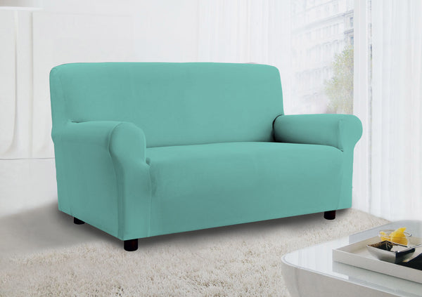 Housse de canapé extensible en coton vanité vert aqua online