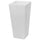 Vase de Jardin Lumineux LED 38x38x80 cm en Résine 5W Blanc Chaud Cèdre