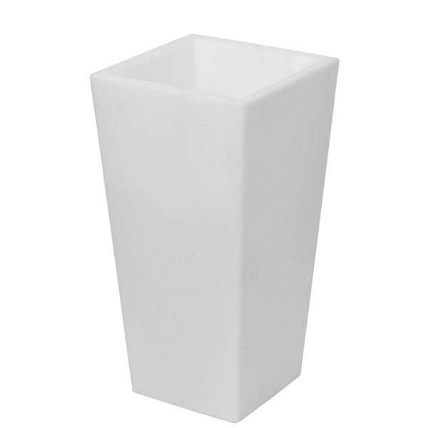 Vase de Jardin Lumineux LED 30x30x60 cm en Résine 5W Cèdre Multicolore prezzo