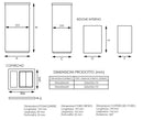 Cestino Gettacarte Posacenere 30,6x60x24,5 cm in Acciaio 17L per Interno Esterno-9