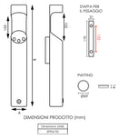 Posacenere da Parete Ø9 cm in Acciaio 3L per Esterno-5