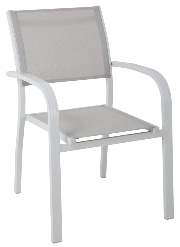 Chaise de jardin en aluminium blanc Viareggio online