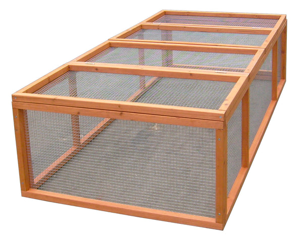 online Cage à lapins Clapier d'extérieur 180x90x48 cm pour 4-5 lapins en bois naturel