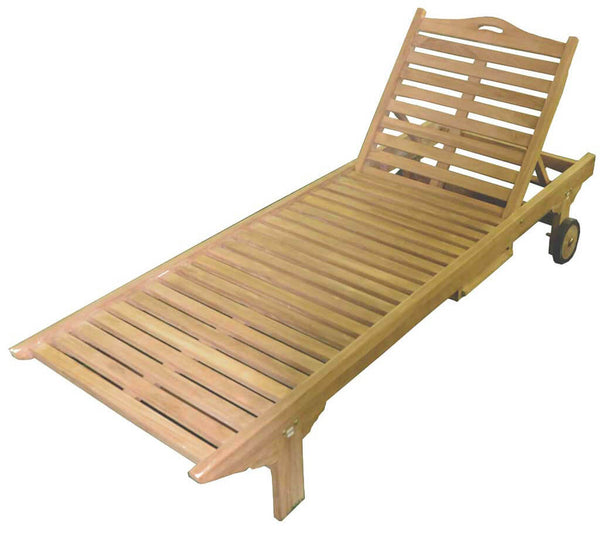 online Table basse extractible de transat de jardin en bois de teck Vorghini Carloforte