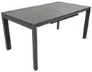 Set Tavolo e 6 Sedie da Giardino in Alluminio e Textilene Antracite-3